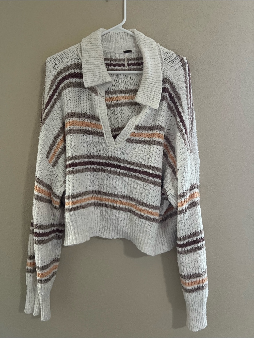 Free People “Kennedy” Rib-Knit Sweater